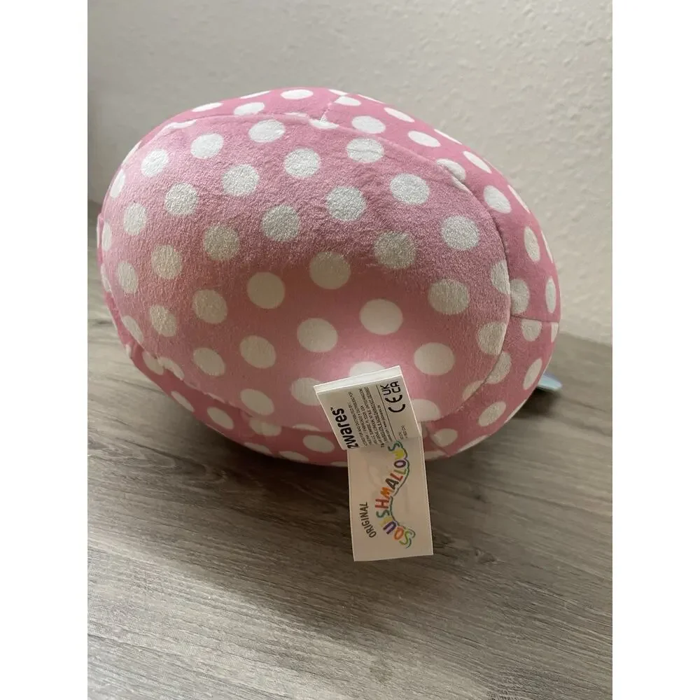 Disney Squishmallows Minnie Mouse Pink Polka Dot 9” Plush Toy NWT